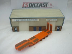 Oxford Diecast Modern Truck 1:76th Roadscene Plain Orange Nooteboom Low Loader - Photo 1/3