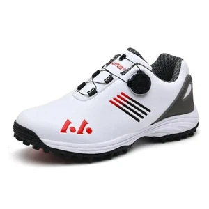 Männer Sports Golfs Chuhe Anti-Rutsch-Spikes Golf Training Leder Wanderschuhe - Picture 1 of 30