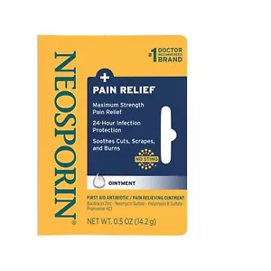 Neosporin + Pain Relief Ointment 0.50 oz (Pack of 8) - Picture 1 of 9
