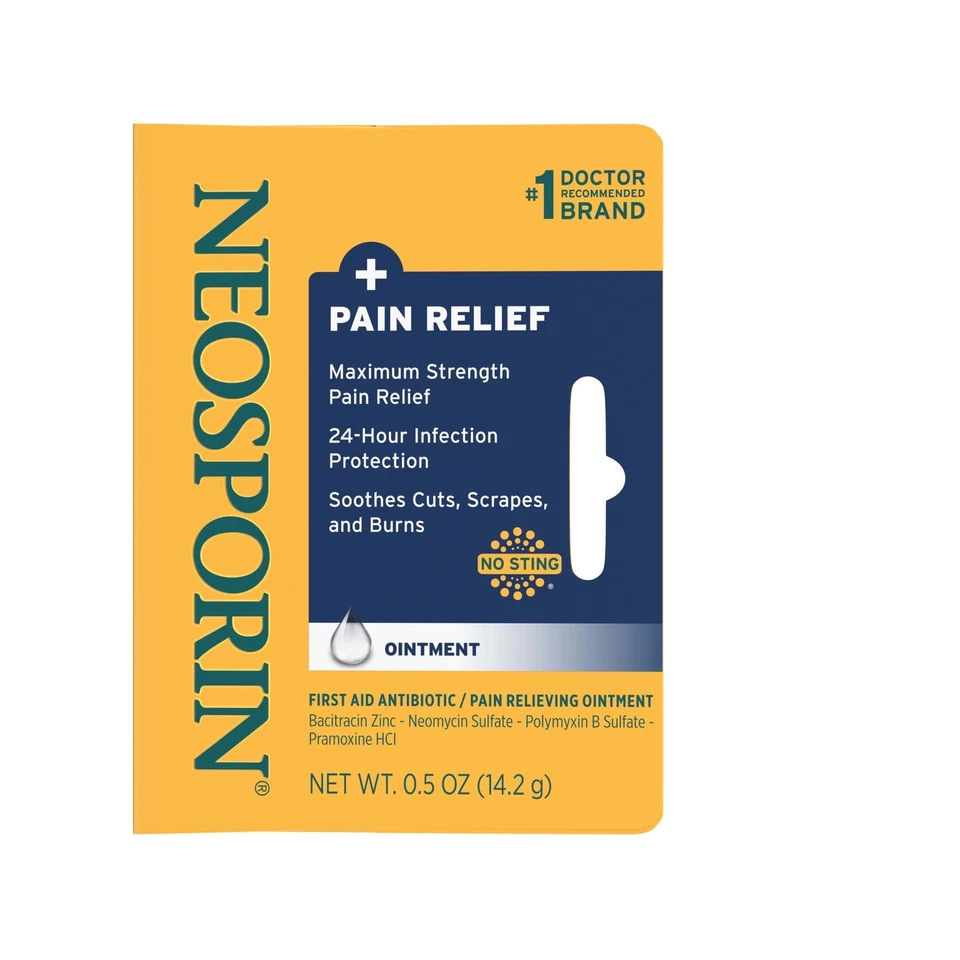 Neosporin + Pain Relief Ointment 0.50 oz (Pack of 8) - Image 1 of 4