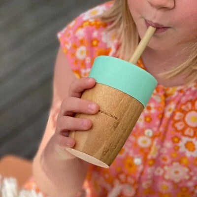 Kids Organic Bamboo & Silicone Straw Cup For Toddlers and Older Children - image 1 of 4
