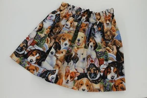 Skirt for girls- Skirt with cute doggies for kids - Picture 1 of 4