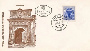 AUSTRIA 1962 Architectural Monuments in Austria FDC1437 - Picture 1 of 1