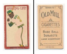 SPORTING LIFE "T-SIZE RED BORDER SERIES" #35 Rickey Henderson, Oakland, A.L. HOF