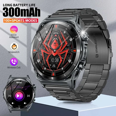 Smart Watch AMOLED Screen Bluetooth Call Health Monitor Waterproof Sports Watch - Изображение 1 из 4