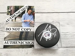 Nick Foligno Signed Columbus Blue Jackets Hockey Puck Autographed PROOF d - Picture 1 of 1