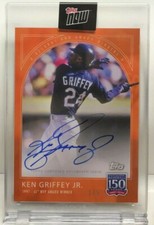 Ken Griffey Jr. 2019 Topps 150 Years of Baseball ORANGE Autograph Auto #'d 1/5