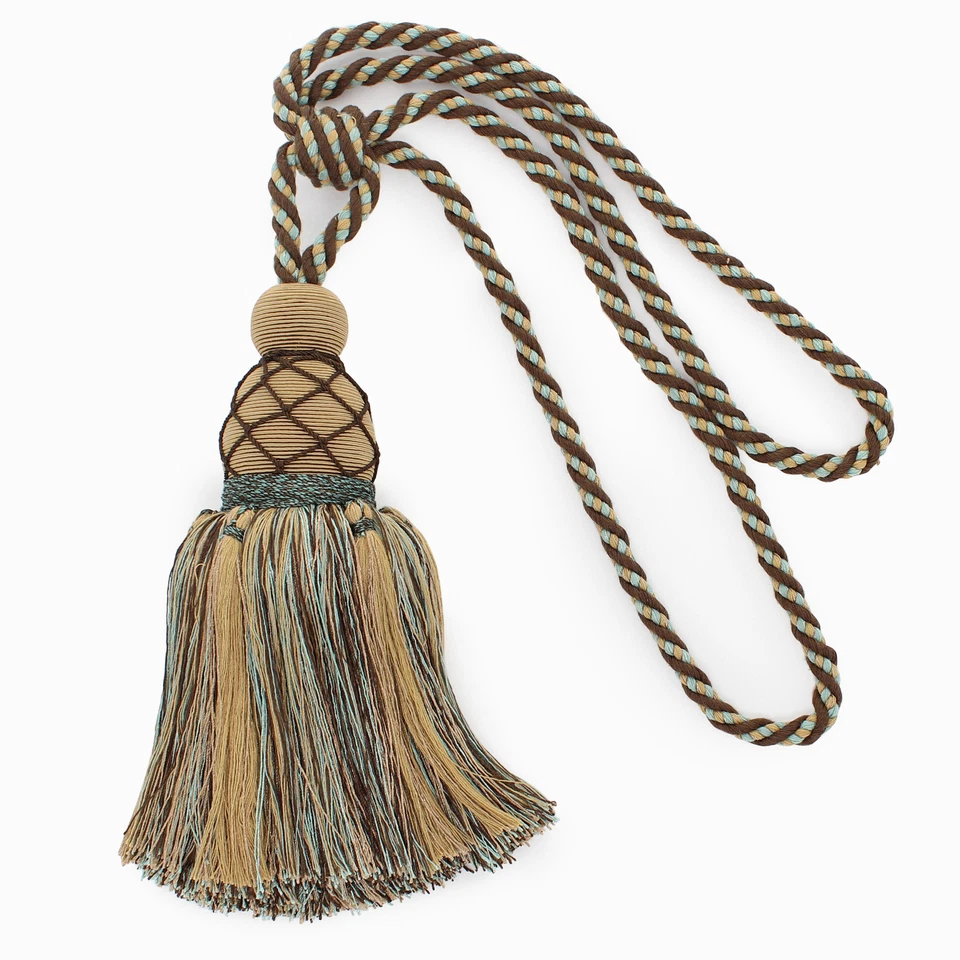 Corbata borla DECOPRO, estilo # TBV095L, color # VNT39 - marrón nido [juego de 2] Foto 1 de 1