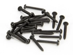 From The Anvil 33410 Black 6 x 1" Round Head Screws (25) - Picture 1 of 1