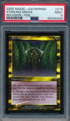 Invasion Sterling Grove PSA 9 Graded Magic MTG FOIL (0446) - Image 1 of 3