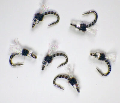 GUIDE FLIES Mercury Top Secret Midge Brown Nymph Emergers - Premium Trout Fly Fishing Flies