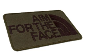 Camo Aim For the Face Guns 2A Morale Patch for Hook Fastener - Picture 1 of 1