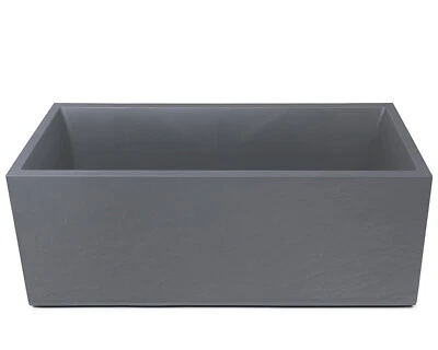 Ondis24 Pflanzkübel Blumenkübel Vulkan Pflanztopf Schiefer Gestein Optik 98 L - Bild 1 von 4