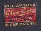 Ancienne  Étiquette  Allumettes  Royaume Uni Bn54957 Glen Oola