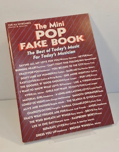 The Mini Pop Fake Book For Keyboards Sheet Music Vintage 1985 - Picture 1 of 9