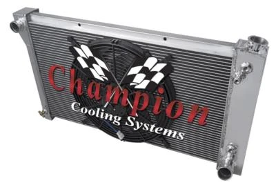 Rel 2 Row 1" Radiator 28",16" Fan-1967,1969-1972 Chevrolet C/K Series V8 Engine Foto 1 de 4