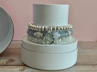 RBP Giza Pyramid Luxe 3 Stack Bracelet RBP3294 - Image 1 of 2