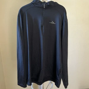 Paradox men's black 1/4 zip, long sleeve, activewear top, Sz XL Pullover Sweater - Picture 1 of 9