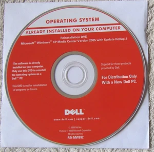 Dell Reinstallation CD Windows XP Media Center Version 2005 - Picture 1 of 1