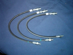 Juego de 3 mangueras de freno Plymouth 1935 1936 1937 1938 (3 mangueras) Hecho en EE. UU. - Imagen 1 de 6