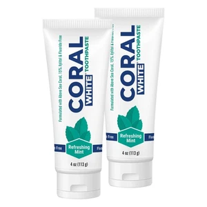 - Mint Toothpaste Natural Fluoride SLS Free Coral Calcium Remineralizing Toot... - Picture 1 of 5