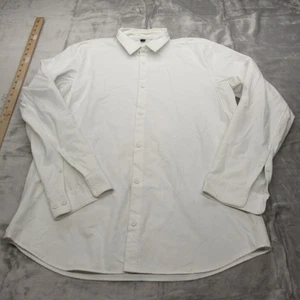 Lululemon Dress Shirt Mens XL White Long Sleeve Button Up Formal Casual Cuff - Picture 1 of 13