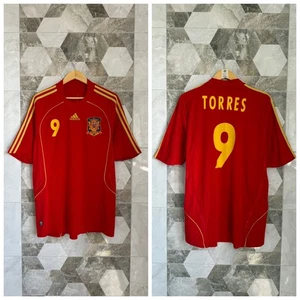 Camiseta de fútbol local de la Selección España #9 Torres 2008 2009 Adidas - Imagen 1 de 17