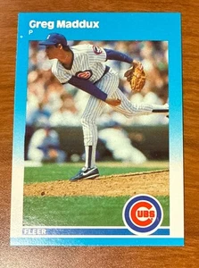 1987 Fleer Update - Greg Maddux #U-68 (RC) - Picture 1 of 2