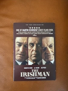 The Irishman (2019) DVD For Your Consideration FYC Awards Screener Netflix - Picture 1 of 5