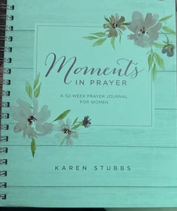 Moments in Prayer Wirebound Prompted Journal 52 Week Prayer Journal Women NEW - Picture 1 of 4