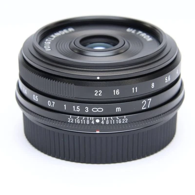 Voigtlander ULTRON 27mm F/2 Black (for Fujifilm X mount) -Near Mint- #238 - Image 1 of 4