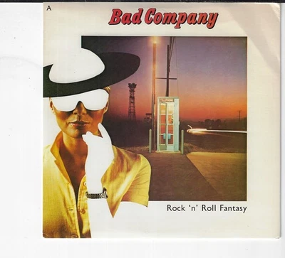 BAD COMPANY/ROCK'N'ROLL FANTASY/CRAZY CIRCLES 7" W/ PIC SLEEVE VG+/VINYL NM - Image 1 of 3