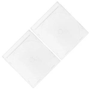 2 Pcs Acrylic Storage Box Travel Office Cd Holders Case Organizer - Afbeelding 1 van 12