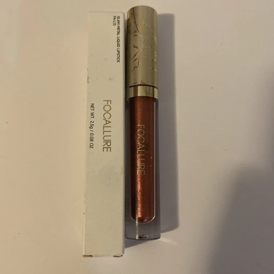 FOCALLURE Lápiz Labial Líquido Metálico Antiadherente Taza Brillo Labial Alto Impacto Foto 1 de 1
