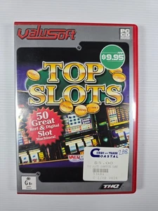 Top Slots - 50 Great Reel & Digital Slot Machines (PC, 2001) - MINT DISC - Picture 1 of 2