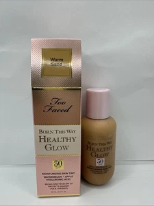 Too Faced Born This Way WARM SAND Healthy Glow SPF30 Moisturizing Skin Tint NIB - Picture 1 of 5