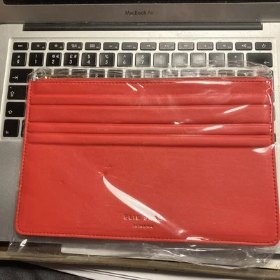 Elie Saab Resort Collection Parfums Purse/ Makeup Bag Ladies Red/gold — 第 1/4 张图片