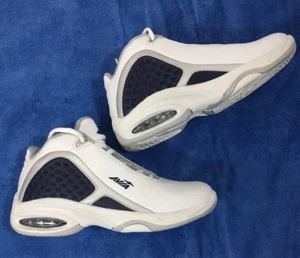 Avia Athletic Sneakers Shoes Boys Size 5.5 M White w Navy Blue A6018BWSD NEW - Picture 1 of 8