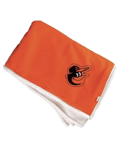 Baltimore Orioles MBL Promotion Orange Sherpa Bird Throw Blanket NEW Baseball Cover