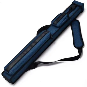 Champion 2X2,2X3,3X4 Nylon Billiard Pool Cue Stick Blue Hard Case 2S2B, 3S2B - Picture 1 of 15