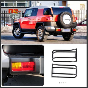 Steel Rear Bumper Fog Light Grille Lamp Guard Cover For Toyot-a FJ Cruiser 07-21 - Picture 1 of 11