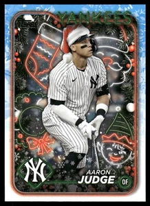 2024 Topps Holiday AARON JUDGE Variation Short Print A #H99 - Picture 1 of 2