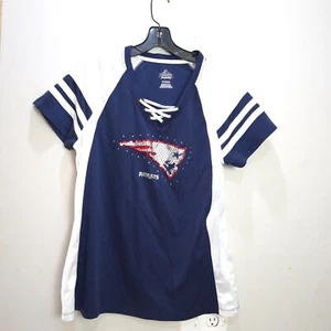 NFL New England Patriots Team Trikot Team Bekleidung Damen Größe XL XLarge Navy - Bild 1 von 18