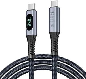 SOOPII USB 4 Cable with LED Display,Supports 8K Video,240W USB C to USB C Cable - Picture 1 of 7
