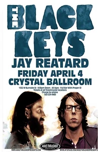The Black Keys, Framed Concert Poster, Crystal Ballroom - Picture 1 of 2