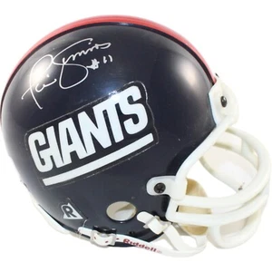 Phil Simms Signed New York Giants VSR4 Replica Mini Helmet Beckett 44239 - Picture 1 of 5