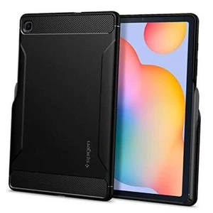 Rugged Armor Designed for Galaxy Tab S6 Lite Case with S Pen Matte Black - Picture 1 of 8