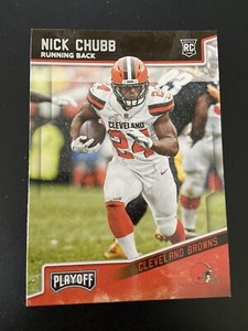 2018 Panini Playoff Nick Chubb #213 Browns Rookie Football