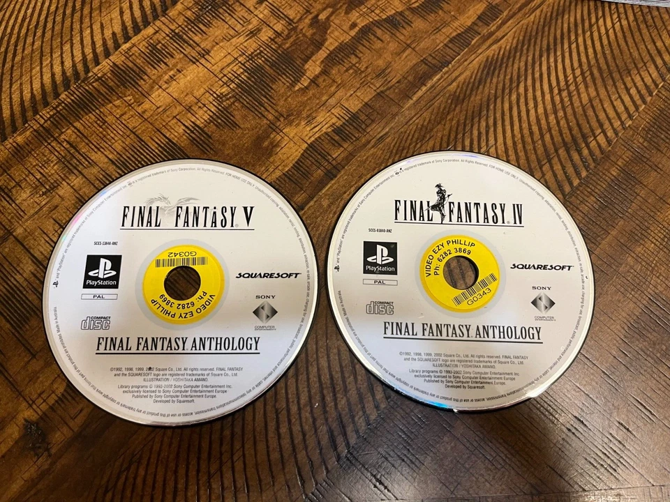 2002: Sony Playstation 1 ~ Final Fantasy Anthology PS1 Game ( PAL IMPORT ) - Image 1 of 1