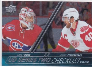 15/16 UD..PRICE/ZETTERGERGE..SILVER FOIL..CL..# 449..CANADIENS..COMBINED SHIP - Picture 1 of 1